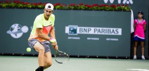 Thanasi Kokkinakis op de BNP Paribas Open 2015 - © mirsasha (Flickr)
