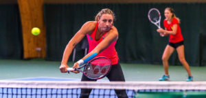 Yanina Wickmayer en Maryna Zanevska - © Walter Saenen (Tennis Vlaanderen)