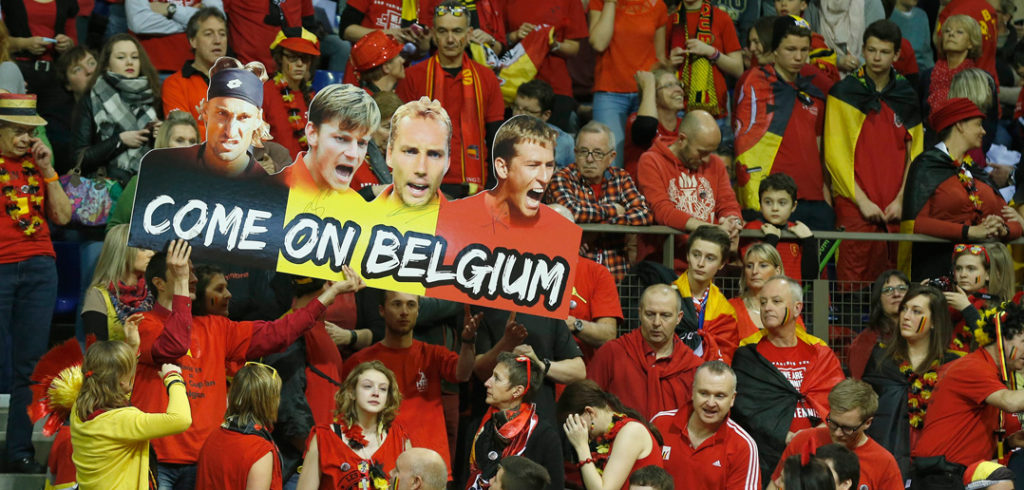 Davis Cup - Belgische fans - © Philippe Buissin/ IMAGELLAN