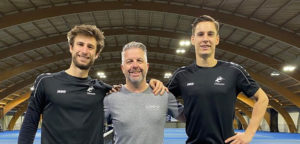 Sander Gillé, Joran Vliegen en Marco Kroes - © ATP Double Team - Sander Gillé & Joran Vliegen (Facebook)
