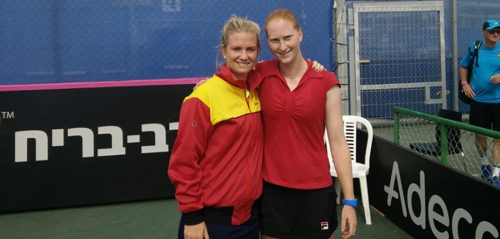 Alison Van Uytvanck & Ysaline Bonaventure - © Tennis Vlaanderen