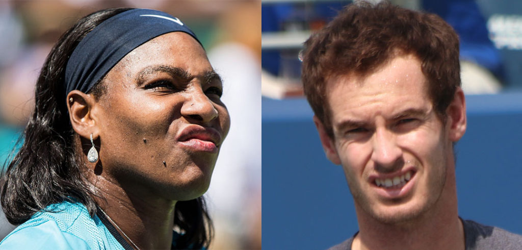 Serena Williams en Andy Murray - © mirsasha (Flickr) en Tani