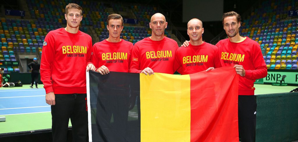 Belgisch Davis Cup-team - © Mirko Hannemann (Public Address)