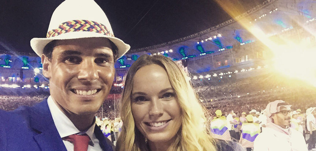 Rafael Nadal en Caroline Wozniacki - © Instagram