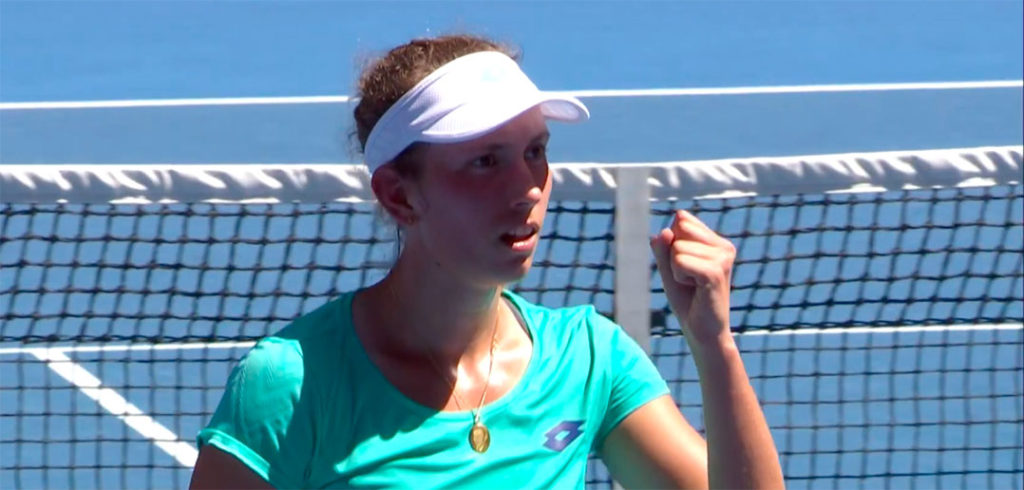 Elise Mertens - © YouTube Australian Open