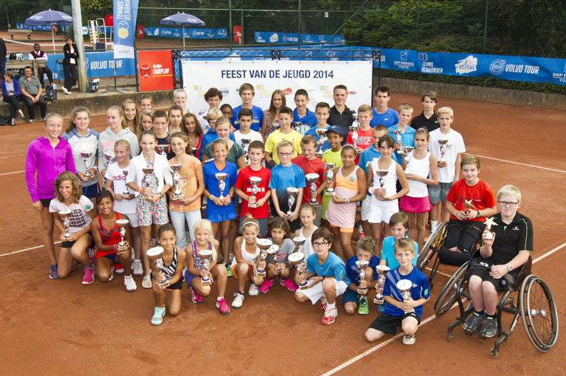Feest van de Jeugd groepsfoto - © Tennis Vlaanderen