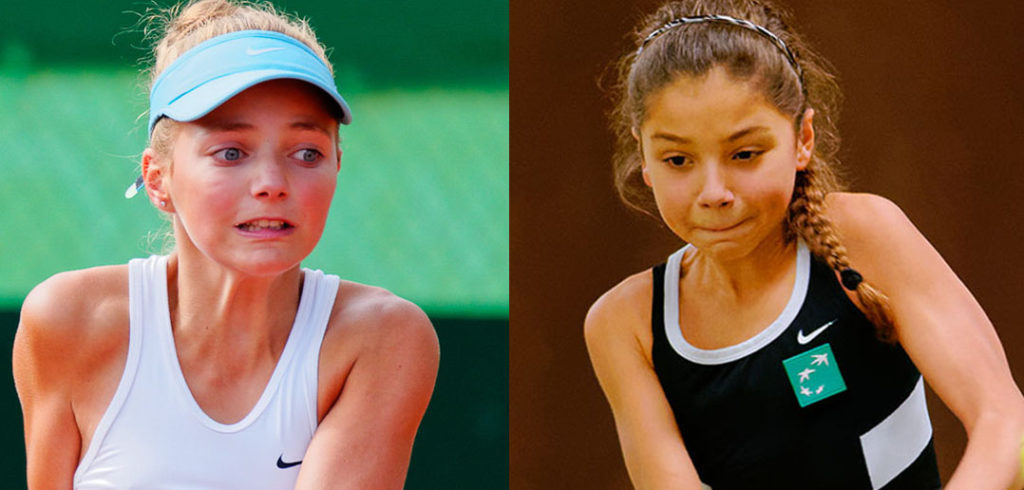 Madelief Hageman en Sofia Costoulas - © Richard van Loon (tennisfoto.net)