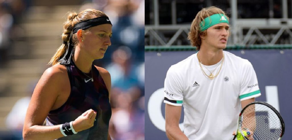 Petra Kvitova en Alexander Zverev - © Melissa Van De Wiele en Jimmie48 Tennis