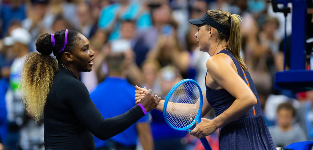 Serena Williams en Maria Sharapova - © Jimmie48 Tennis Photography