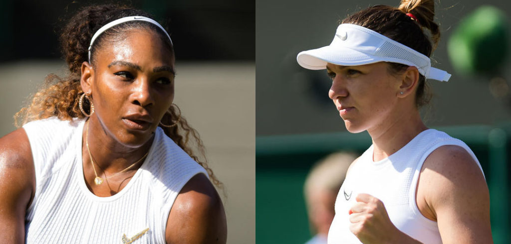 Serena Williams en Simona Halep - © Jimmie48 Tennis Photography