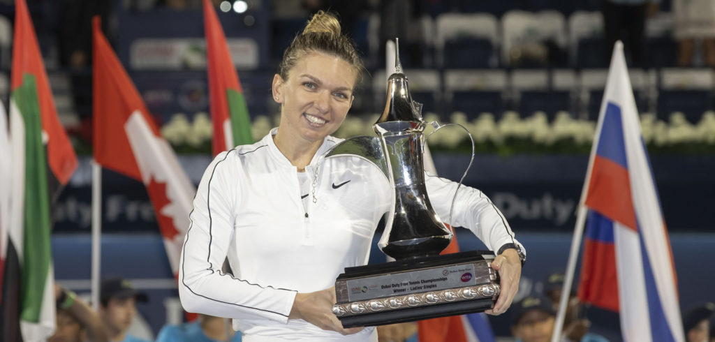 Simona Halep - © Dubai Duty Free Tennis Championships