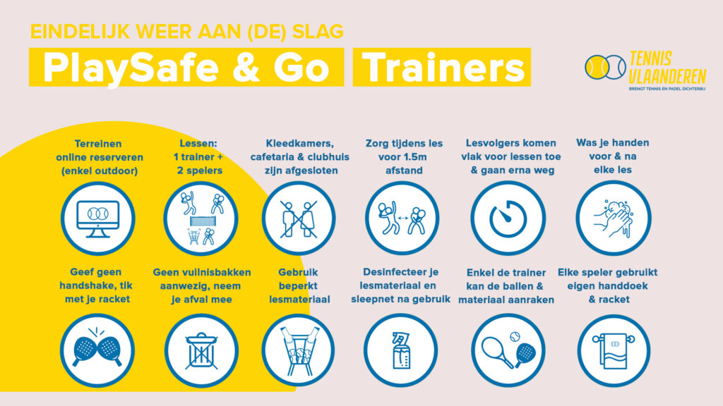 Play safe & go: trainers - © Tennis Vlaanderen