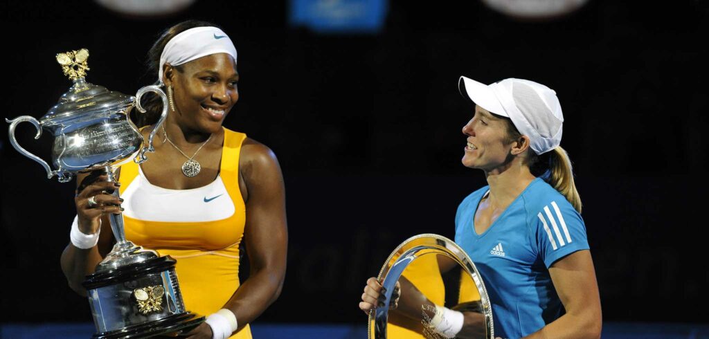 Serena Williams en Justine Henin - © Philippe Buissin (Imagellan)