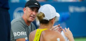 Darren Cahill en Simona Halep - © Jimmie48 Tennis Photography