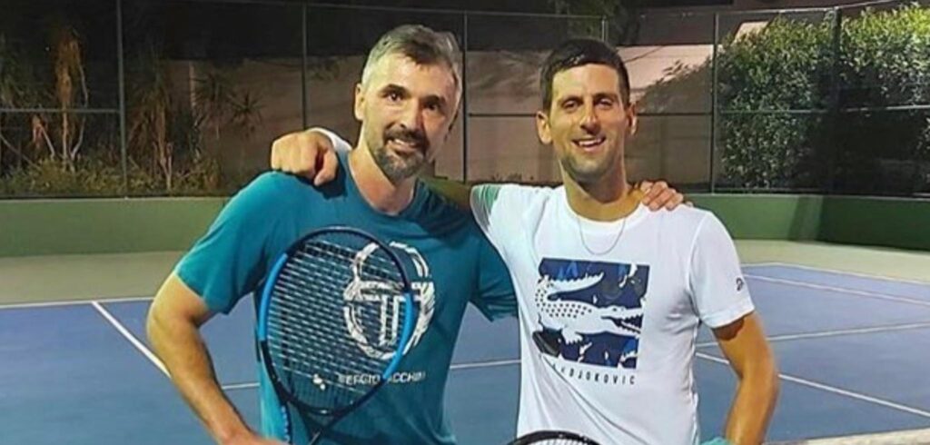 Goran Ivanisevic en Novak Djokovic - © Goran Ivanisevic (Instagram)