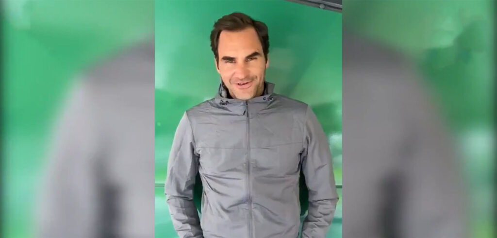 Roger Federer - © Rafa Nadal Academy (Twitter)
