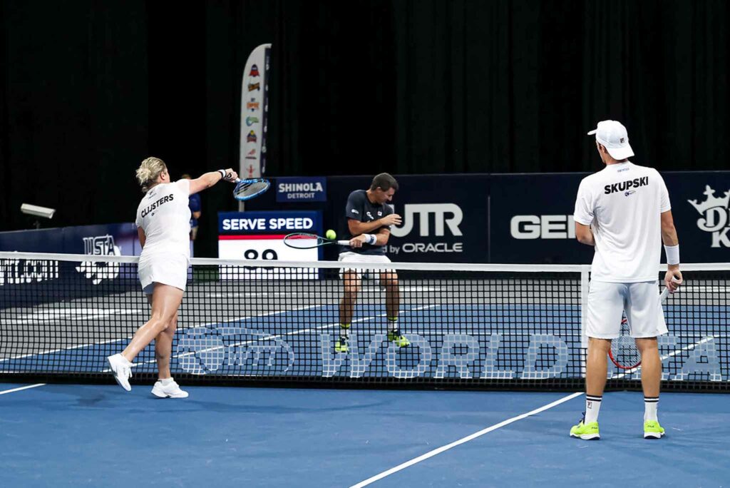 Kim Clijsters en Neal Skupski - © World TeamTennis