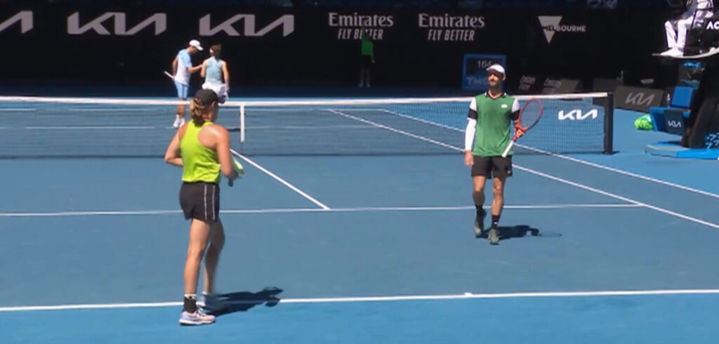 Sander Gillé en Hayley Carter - © Tennis Australia
