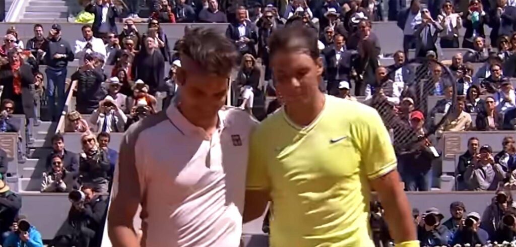 Roger Federer en Rafael Nadal - © YouTube