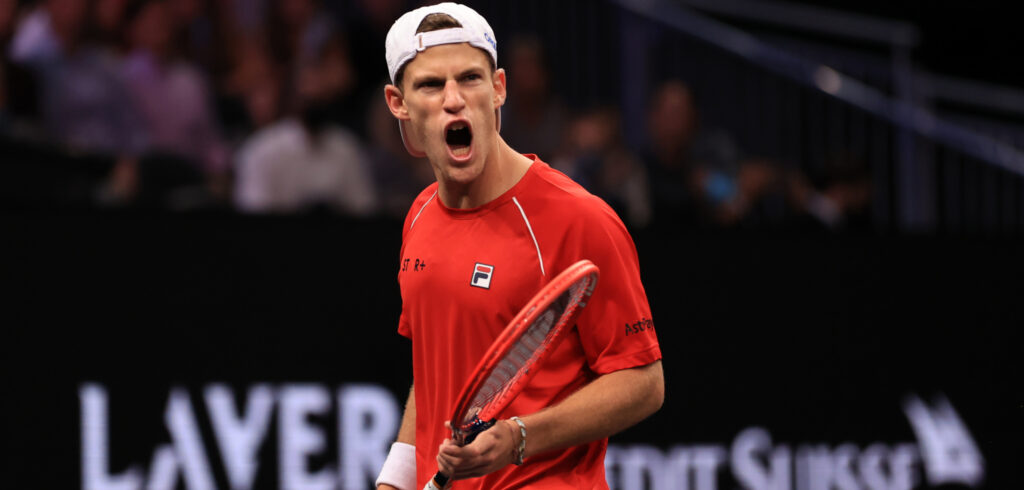 Diego Schwartzman op 24 september 2021 op de Laver Cup in Boston - © Carmen Mandato/Getty Images