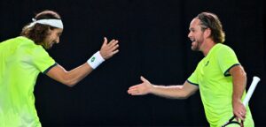 Lloyd Harris en Xavier Malisse - © European Open