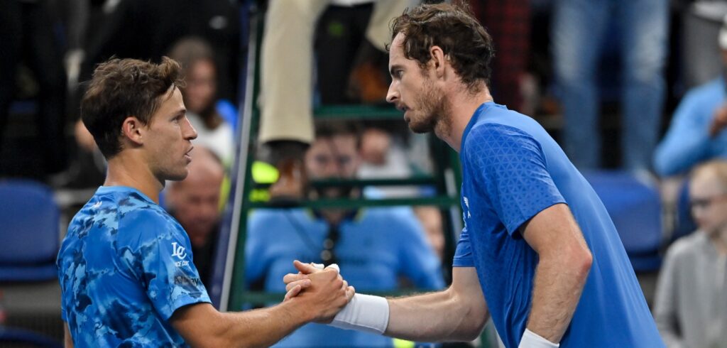 Diego Schwartzman en Andy Murray - © European Open