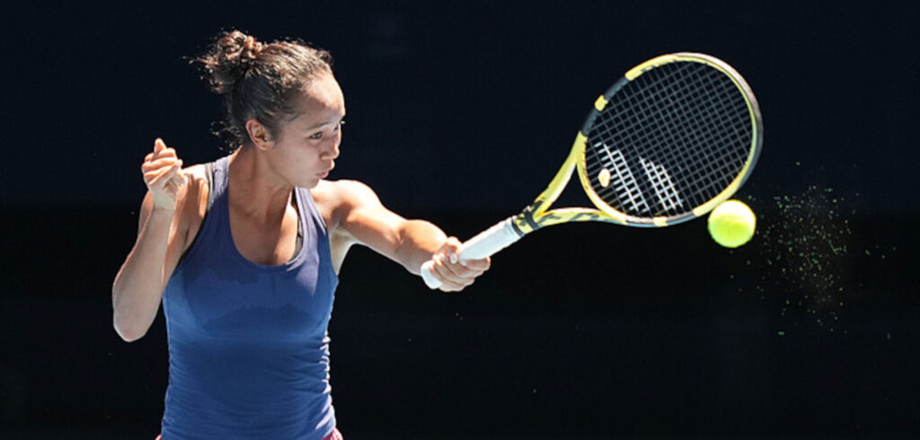 Leylah Fernandez op de Australian Open in 2022 - © Scott Barbour (Tennis Australia)