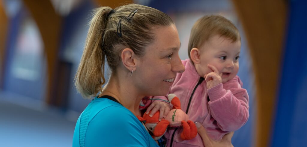 Yanina Wickmayer en dochtertje Luana Daniëlla - © Pronokal