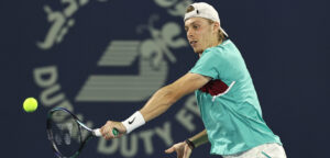 Denis Shapovalov in Dubai in 2022 ©Dubai Duty Free Tennis Championships