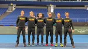 Het Belgische Davis Cup Team - © Tennis Vlaanderen / Suomen Tennisliitto