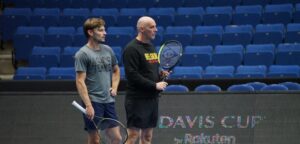 David Goffin en Johan Van Herck - © Tennis Vlaanderen / Suomen Tennisliitto