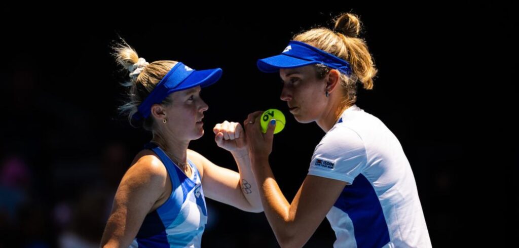 Elise Mertens en Storm Hunter - © Jimmie48 Tennis Photography