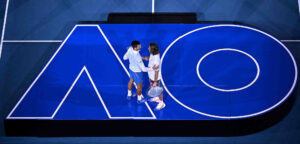 Novak Djokovic en Stefanos Tsitsipas - © Morgan Hancock (Tennis Australia)