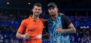 Novak Djokovic en Nick Kyrgios - © Jay Town (Tennis Australia)
