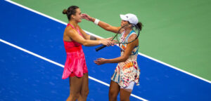 Aryna Sabalenka en Madison Keys - © Jimmie48 Tennis Photography