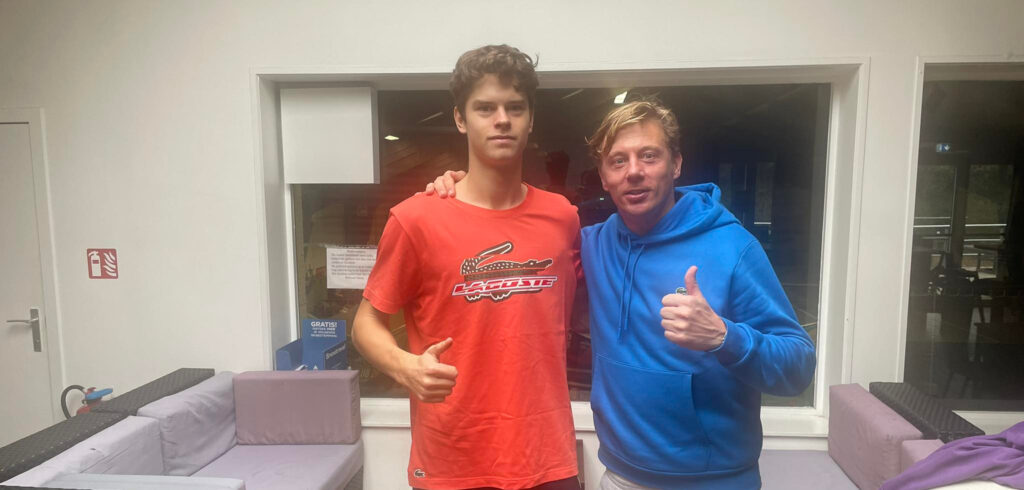 Alexander Blockx en Philippe Cassiers - © Kristof Smet (Tennisplaza)