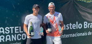 Michaël Geerts en Marek Gengel - © Le Tennis Belge Au Quotidien (Instagram)