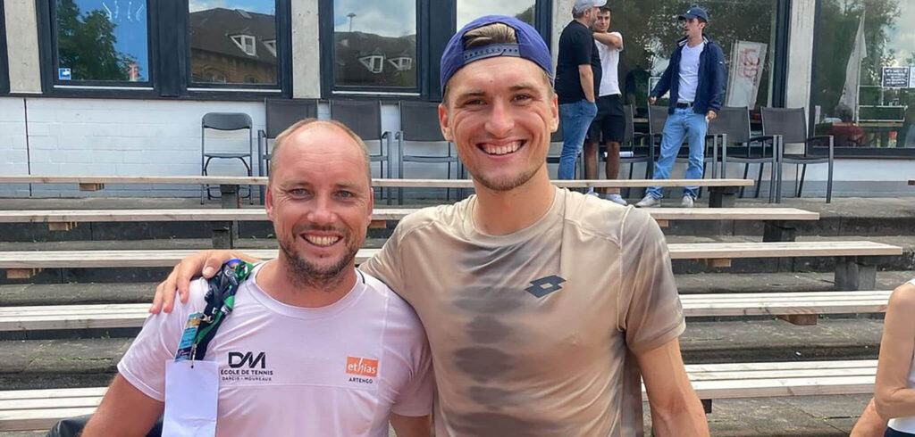 Raphaël Collignon en Steve Darcis - © Wilhelmshöhe Open (Instagram)