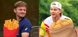 David Goffin en Zizou Bergs - © Barcelona Open Banc Sabadell en Leo Stolck (Tennisplaza)