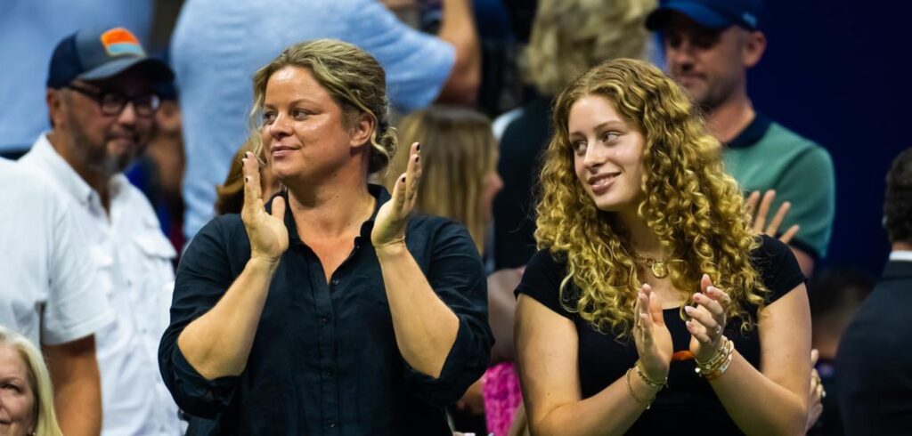 Kim Clijsters en Jada Lynch - © Jimmie48 Tennis Photography