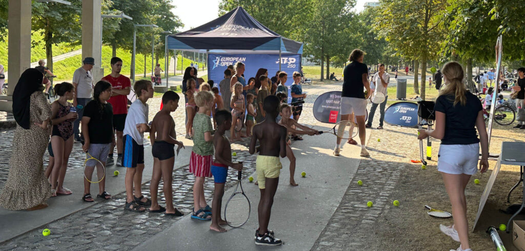 Street tennis-project European Open in Antwerpen - © European Open