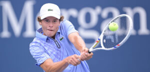 Alexander Blockx op de US Open op 21 augustus 2025 - © Pete Staples/USTA