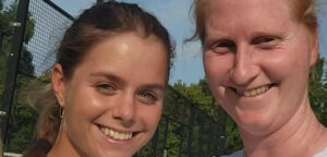 Kaat Coppez en Alison Van Uytvanck in augustus 2025 - © Alison Van Uytvanck voor Tennisplaza