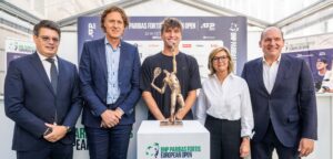 Raphaël Collignon, Sandra Wilikens, Philippe Close, Dick Norman, Kristoff Puelinckx - © European Open
