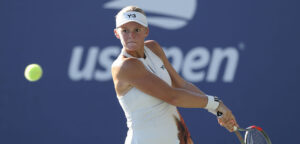 Jeline Vandromme op de US Open op 1 september 2025 - © Simon Bruty/USTA