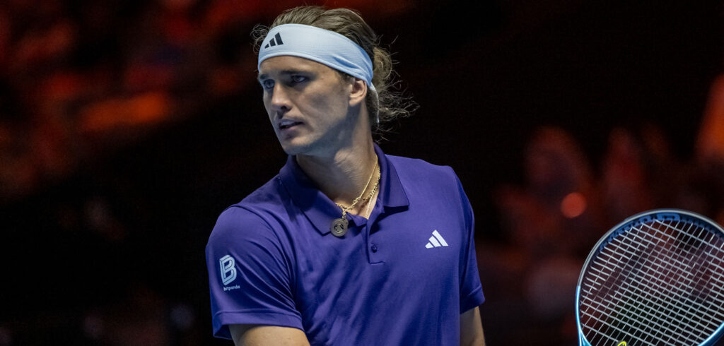 Alexander Zverev op Six Kings Slam op 15 oktober in Riyad - © Six Kings Slam