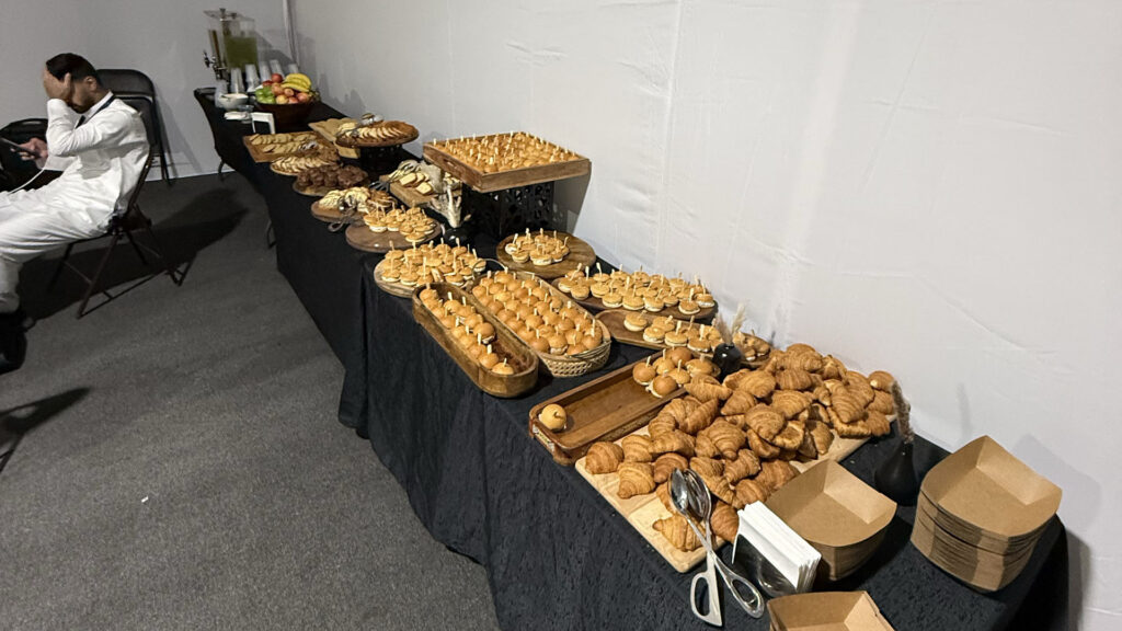 Catering pers en media Six Kings Slam Riyad in 2025 - © Christophe Moons (Tennisplaza)