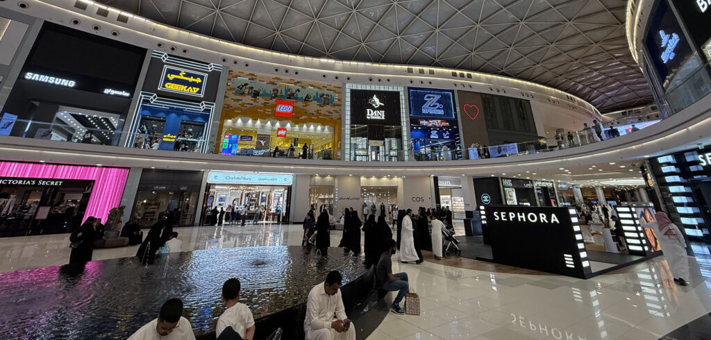 Riyadh Park winkelcentrum in Saudi-Arabië - © Christophe Moons (Tennisplaza)