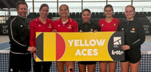 Yellow Aces Billie Jean King Cup - © Tennis Belgium