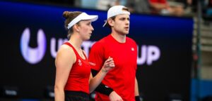 Zizou Bergs en Elise Mertens - © Jimmie48 Tennis Photography